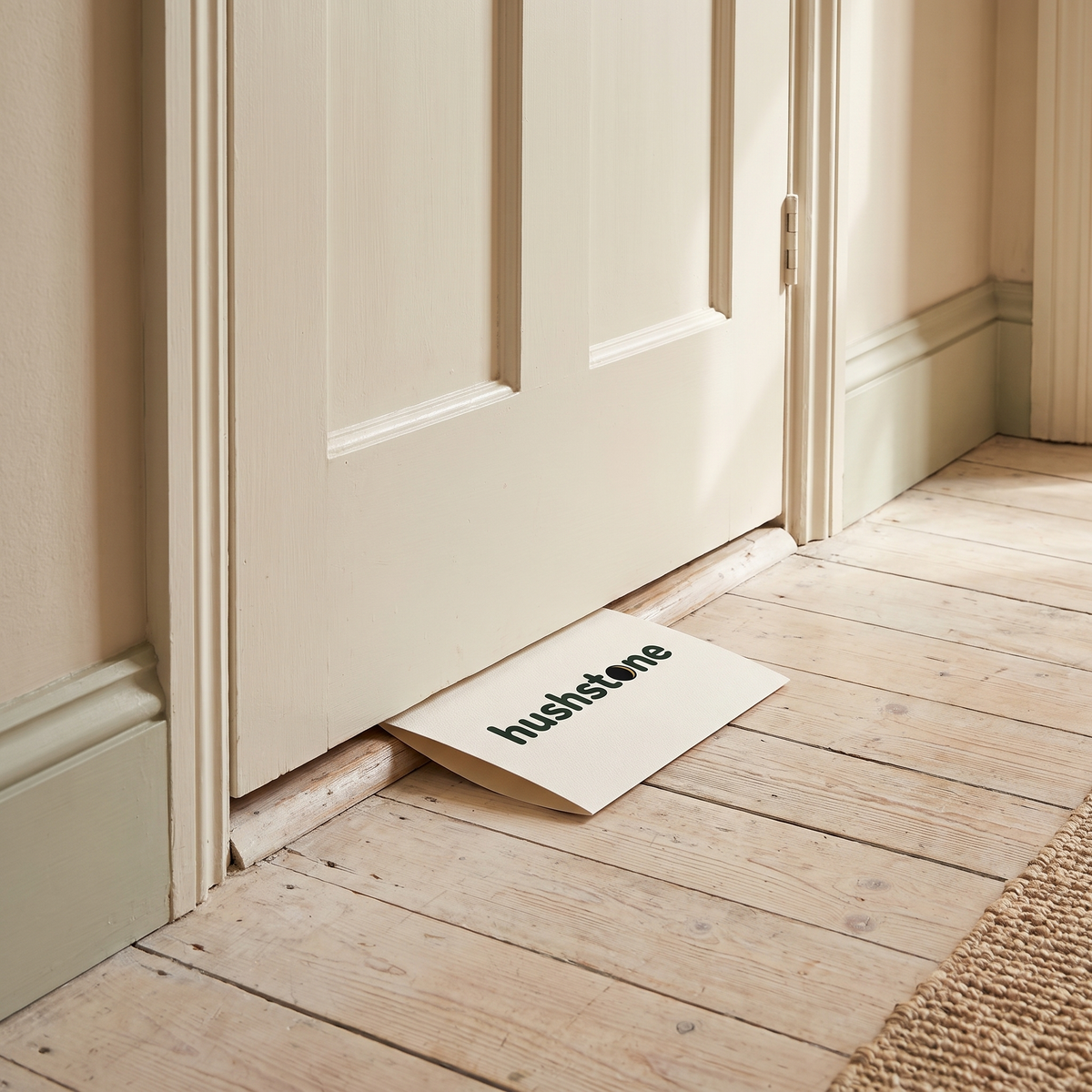 The Good Neighbour Note under a door