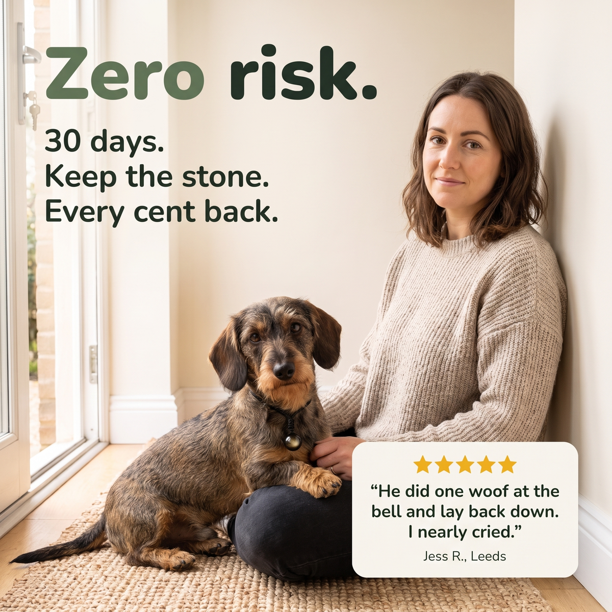 Zero risk: 30 days, keep the stone
